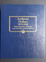 Whitman Susan B Anthony Dollars Coin Album Book P,D and SF 1979-1999 #9149 - £23.47 GBP