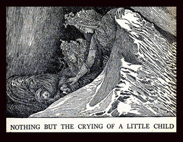 The Ice-Maiden Saves Little Rudy 1914 Book Art Plate Illustrated by Louis Rhead  - £9.51 GBP