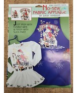 NEW 1990s Daisy Kingdom Country Santa 6362 No-Sew Fabric Applique Vintage - $22.16
