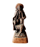 1950-60s Francis Lascour Terracotta Figure France Import Shepherd 4.5&quot; C94 - $68.56 CAD