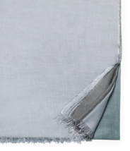 Sferra Bosa Aquamarine Ombre Bed Scarf Throw 3-Hues Light Airy 55x75&quot; It... - £54.17 GBP