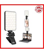 Portable Rechargeable Selfie Light - 3 Modes &amp; 10 Brightness Levels for ... - $446.41 MXN