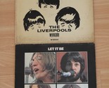 Vintage Beatles records lot x2 1964 LP Mania W9001 Let It Be AR34001 1ST... - $167.99