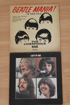 Vintage Beatles records lot x2 1964 LP Mania W9001 Let It Be AR34001 1ST PRESS! - £132.73 GBP