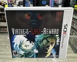 Zero Escape: Virtue&#39;s Last Reward (Nintendo 3DS, 2012) CIB Complete Tested! - $34.91