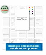 Printable branding workbook and business planner for new start ups or re... - €5,15 EUR