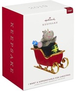 Hallmark Keepsake Ornament 2019 I want a Hippopotamus for Christmas Slei... - £10.97 GBP