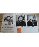 MOE BANDY 4PC COUNTRY 1983 MASS FLYER 2 PROMO PHOTOS + VINTAGE 1982 TICK... - £31.11 GBP