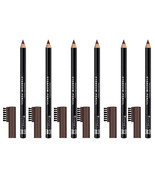 Pack of (6) New Rimmel Professional Eyebrow Pencil Dark Brown 0.05 Ounces - $41.14 CAD