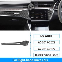 RRX Real   Interior for  A6 C8 A7 2019- Center Control Dashd Panel Cover Trim St - £62.32 GBP