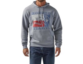 Wrangler George Strait Logo Unisex Hoodie Heather Grey - $50.00