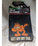 1978 Garfield Get Off My Set Truck Mud Guards Flaps 12 x 18 In Plasticol... - $114.29 CAD