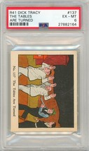 1935 R41 Dick Tracy The Tables Are Turned #137 PSA 6 P1272 - £10.73 GBP