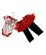 New DDG Darlings Girls Infant Baby 0 3 months 2 piece set outfit Bodysui... - $9.14