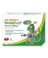 Dr. Theiss Herbalsept Immune lollipops for children elderberry vit C 6 pcs. - $27.42 CAD