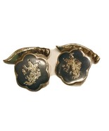 Vintage Sterling Silver Siam Hindu God Cufflinks with Swords - $18.99