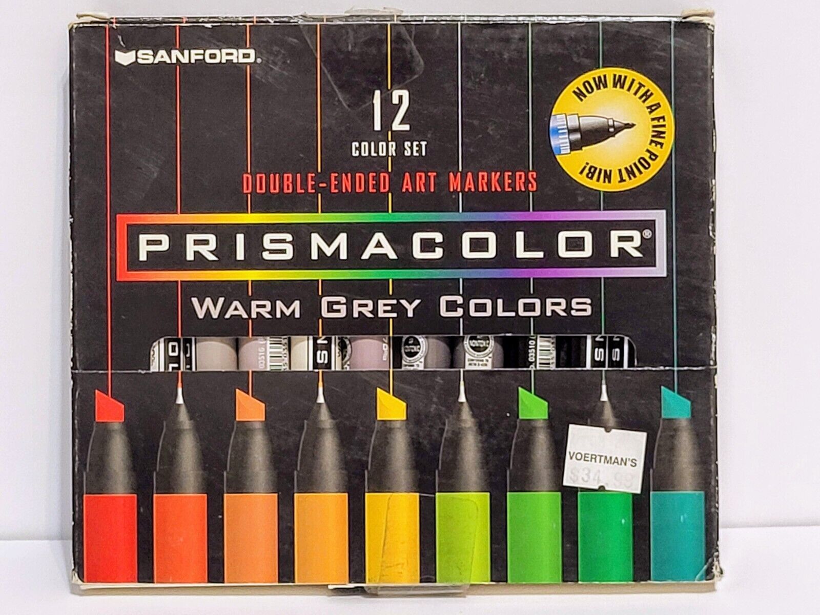 Prismacolor DOUBLE-ENDED Art Markers WARM GREY Color Set 11 Count - NEW - READ - $29.69