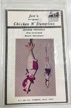 1983 Jan&#39;s Chicken N&#39; Dumplins Chicken Fricassee and Annie Chicklett  Pattern - £7.78 GBP