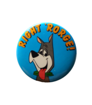 The Jetsons Astro The Dog Right George Pinback Button Badge 1990 Licensed Pin - £8.52 GBP