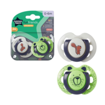 Tommee Tippee Fun Style Soothers, Symmetrical Orthodontic 0-6M Pack of 2... - £63.21 GBP