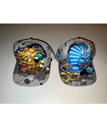 2 1997 Vtg Kids Extreme Dinosaurs Hat Cap Tags SnapBack T-Bone &amp; Spike M... - £31.25 GBP