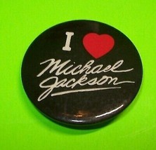 Michael Jackson Vintage Pin Badge Button Pinback 1980s King Of Pop New Old Stock - £8.22 GBP
