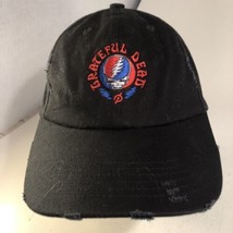 Grateful Dead x Peloton Distressed Baseball Cap Hat Black Relaxed Fit Da... - £11.83 GBP