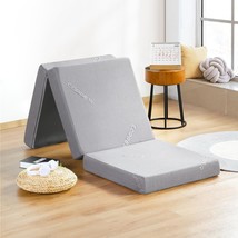 Olee Sleep Tri-Folding Antibacterial Memory Foam Mattress Topper, 4, Single Size - $89.97