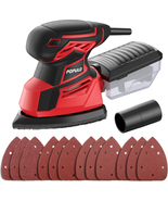 POPULO Electric Sander Tool,Hand Sander 14,000 OPM with 12 Pieces Sandpa... - $44.71