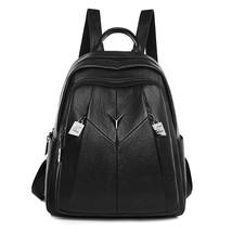 2021 Vintage Backpack Women High Quality Leather Backpack High Capacity School B - £144.29 GBP