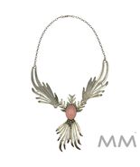 Carol Felley For Lorenzo Secatero Southwest Sterling Silver Rose Quartz ... - €325,52 EUR