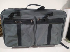 SAMSONITE 1980&#39;s Vintage Silhouette 26&quot; Suitcase Travel Case Roller Char... - £55.71 GBP
