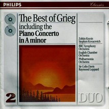 Best Of Grieg - Incl. The Piano Concerto In A Minor 2CD 1993 38 Tracks Classical - $4.99