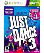 Just Dance 3 (Microsoft Xbox 360, 2011) in original box with manual - $6.92