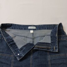 Christopher & Banks RN#55826 Women's Blue Cotton Blend Denim Skirt Size 14 image 12