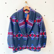 S - Pendleton Black Vintage 80&#39;s Knockabouts Wool Tribal Blazer Jacket 0... - $150.00