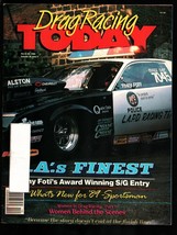 Drag Racing Today 3/24/1989- IHRA-Pix &amp; info-International Hot Rod Assoc-L.A.... - £30.23 GBP
