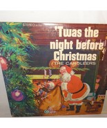 Twas the Night Before Christmas The Caroleers Record 33 RPM 12&quot; Diplomat - £7.86 GBP