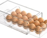 Egg Container for Refrigerator BPA Free Refrigerator Organizer Bins,Stac... - £32.03 GBP