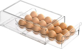 Egg Container for Refrigerator BPA Free Refrigerator Organizer Bins,Stackable - £31.69 GBP