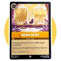 The First Chapter Disney Lorcana Card: Hakuna Matata 27/204 - £2.28 GBP