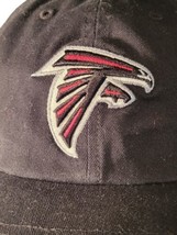 NFL Atlanta Falcons &#39;47 Brand Clean Up Adjustable Black Hat OSFA Prime Time - $13.85