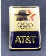 VTG 1984 Olympics LA Los Angeles AT&amp;T Corporate Pin 5/8&quot; x 1&quot; - £7.44 GBP
