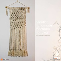 Handmade Macrame Wall Hanging Decoration Art - £39.46 GBP