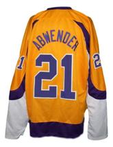 Any Name Number New York Golden Blades Retro Hockey Jersey Yellow Any Size image 2