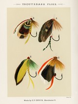 13844.Decor Poster.Room interior art design.Fishing fly.Fish market bait shop - £12.74 GBP+