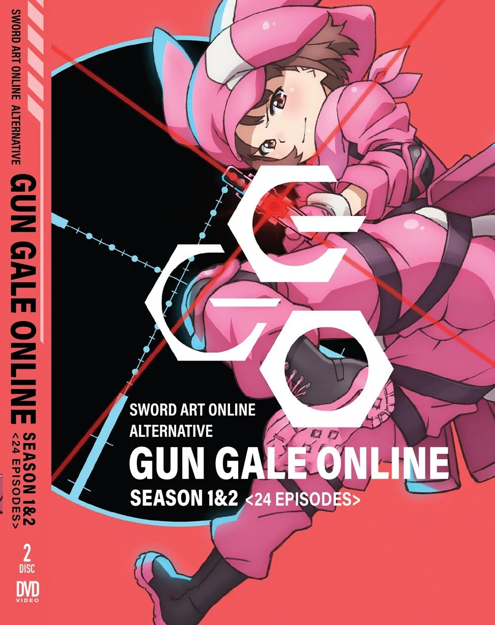 DVD Anime  Sword Art Online Gun Gale Online Season 1-2 Vol.1-24 End*Engl... - $563.03 MXN