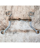 Shanked Leverage Grazing Bit Broken Sweet Iron Mouth 5&quot; mouth USED - $25.08 CAD