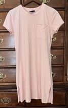 J. Crew Dress Womens Size S Small Pink T-Shirt Shift Chest Pocket Casual - £19.45 GBP