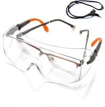 Safeyear Safety Glasses Over Eyeglasses Fit Over Eyewear,Ansi Z87 - £18.27 GBP